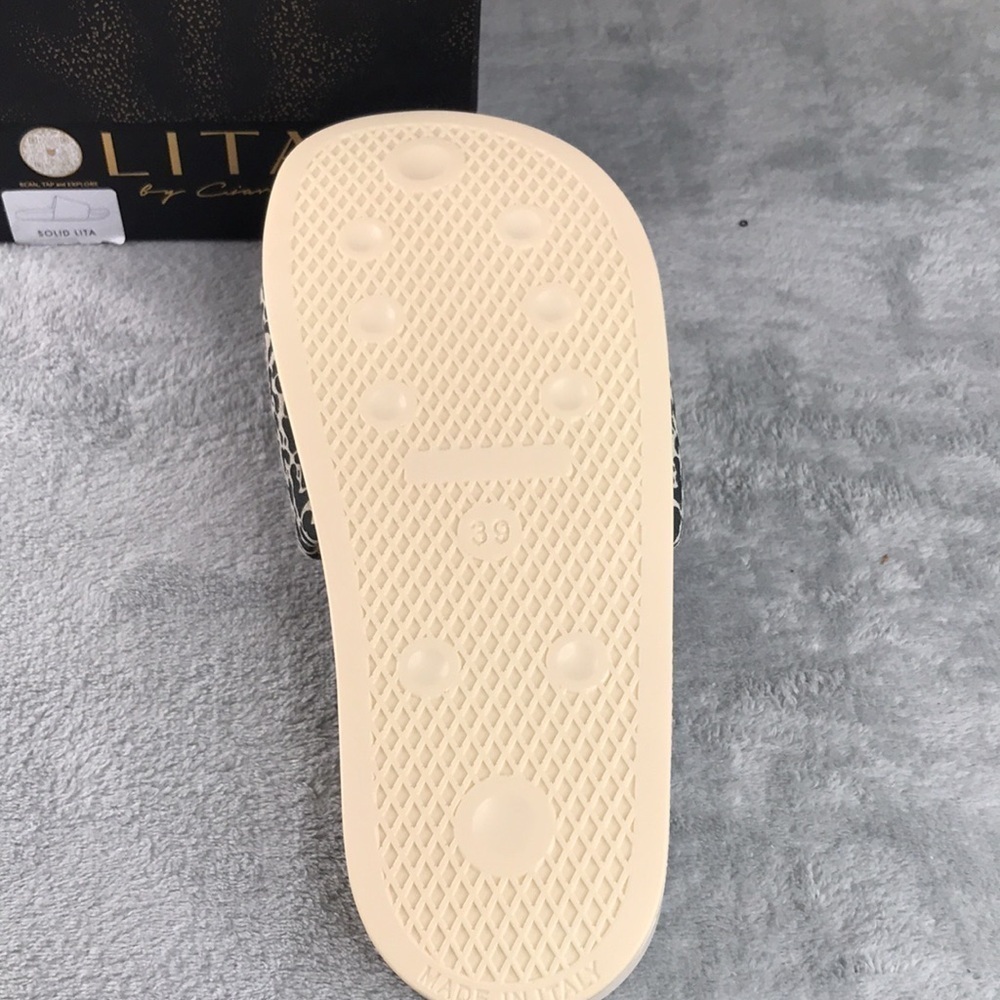 Lita by Ciara King Cheetah Print Slides New in Box Euro 39 US 8/8.5 - Picture 5 of 12